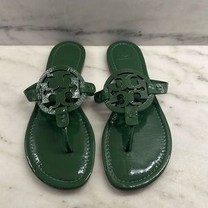 Tory Burch Miller Evergreen Patent size 9
